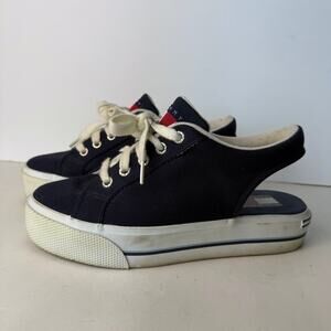 Tommy Hilfiger sling back sneaks navy size 7 1/2 women’s